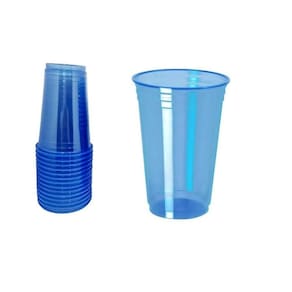 Copo Descartavel 300Ml Neon Balada Azul 125 Unidades