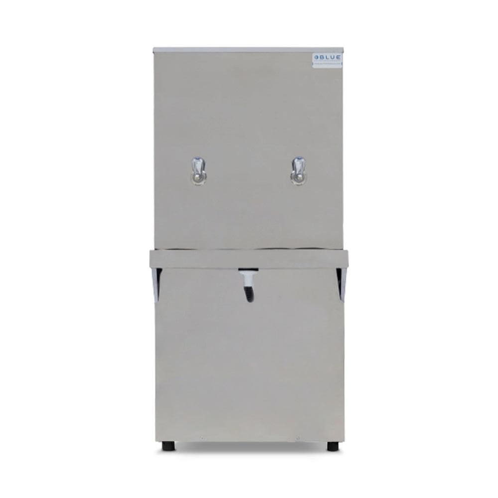 Bebedouro Purificador Industrial Blue Coluna 2 Torneiras Gelada 50L PIC50L220VG-2T Inox 220V