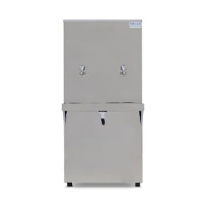 Bebedouro Purificador Industrial Blue Coluna 2 Torneiras Gelada 50L PIC50L220VG-2T Inox 220V
