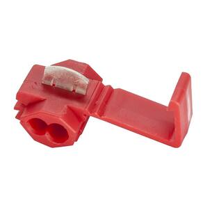 100Un Conector Derivação Emenda Fios Vermelho 0,5 - 1,5Mm