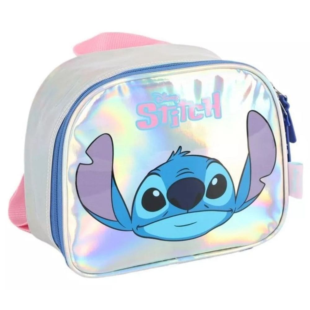 Lancheira Térmica Disney Stitch Infantil Holográfica Luxcel