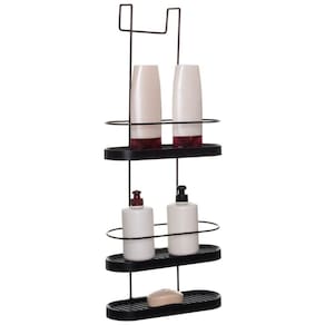Suporte Porta Shampoo Prateleira Para Box Banheiro Preto