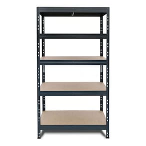 Estante De Metal E Madeira 5 Prateleiras 176X90X40Cm Fixser