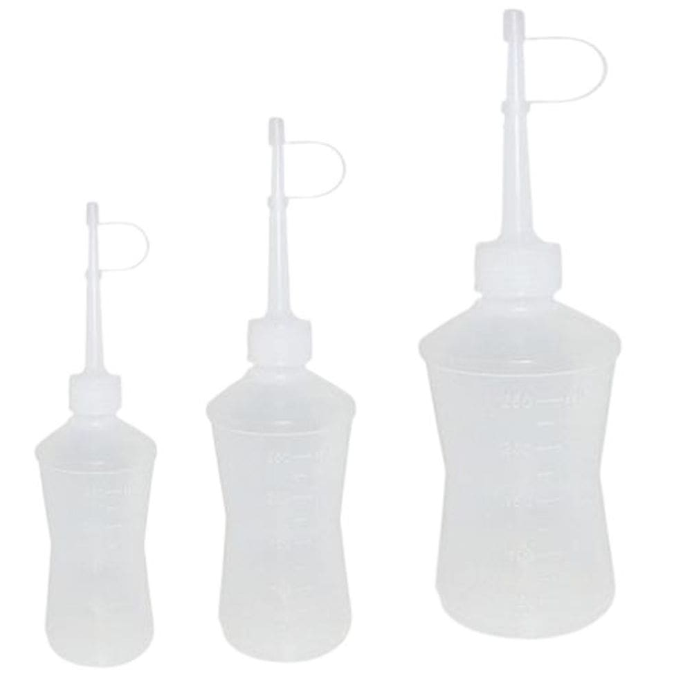 Almotolia 100Ml Transparente Bico Reto Kit Com 05Und