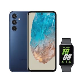 M35 5G (256GB) - Azul Escuro + Galaxy Fit3 - Grafite