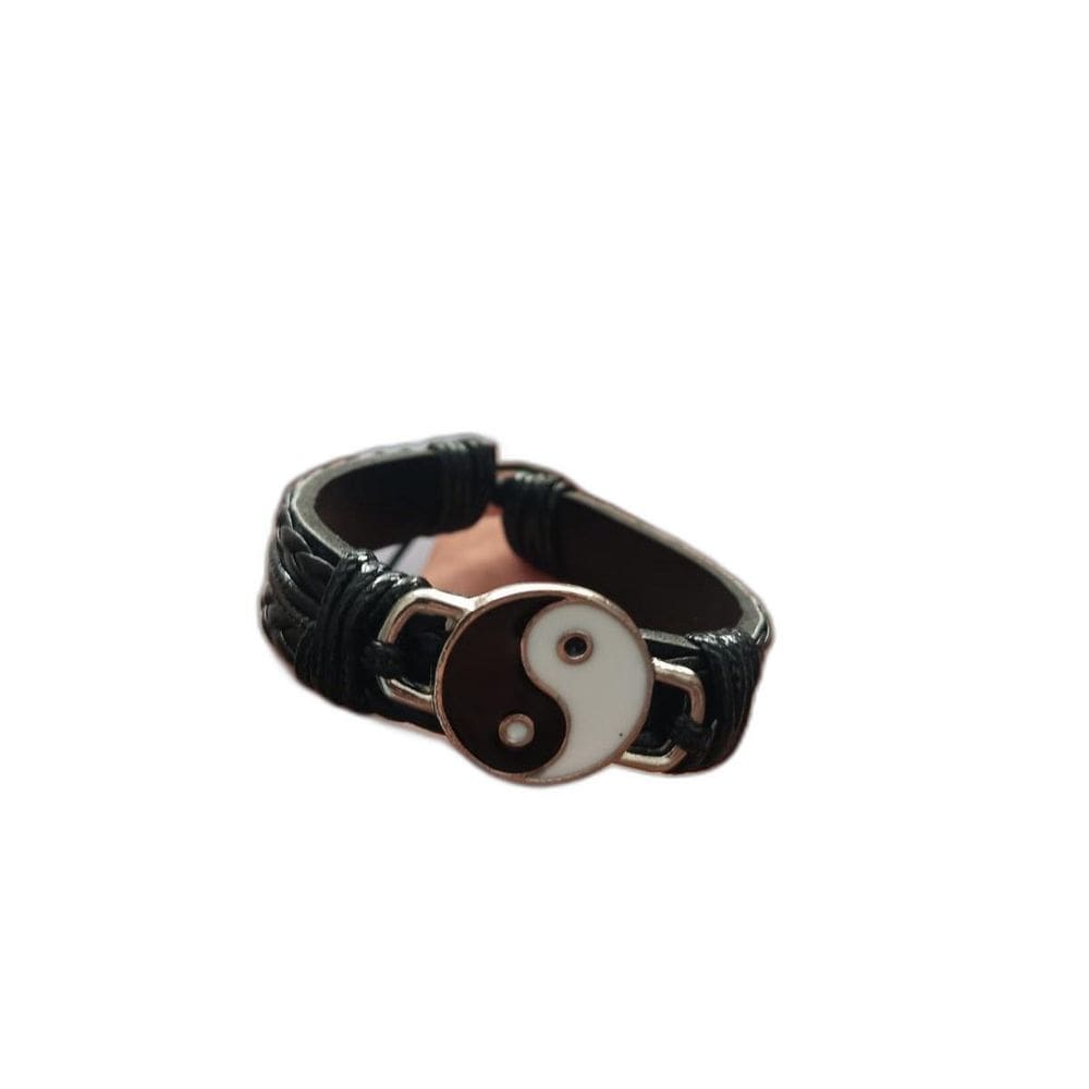 Pulseira Simbolo Yin Yang Bem E O Mal Ajustavel Amarrar
