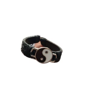 Pulseira Simbolo Yin Yang Bem E O Mal Ajustavel Amarrar
