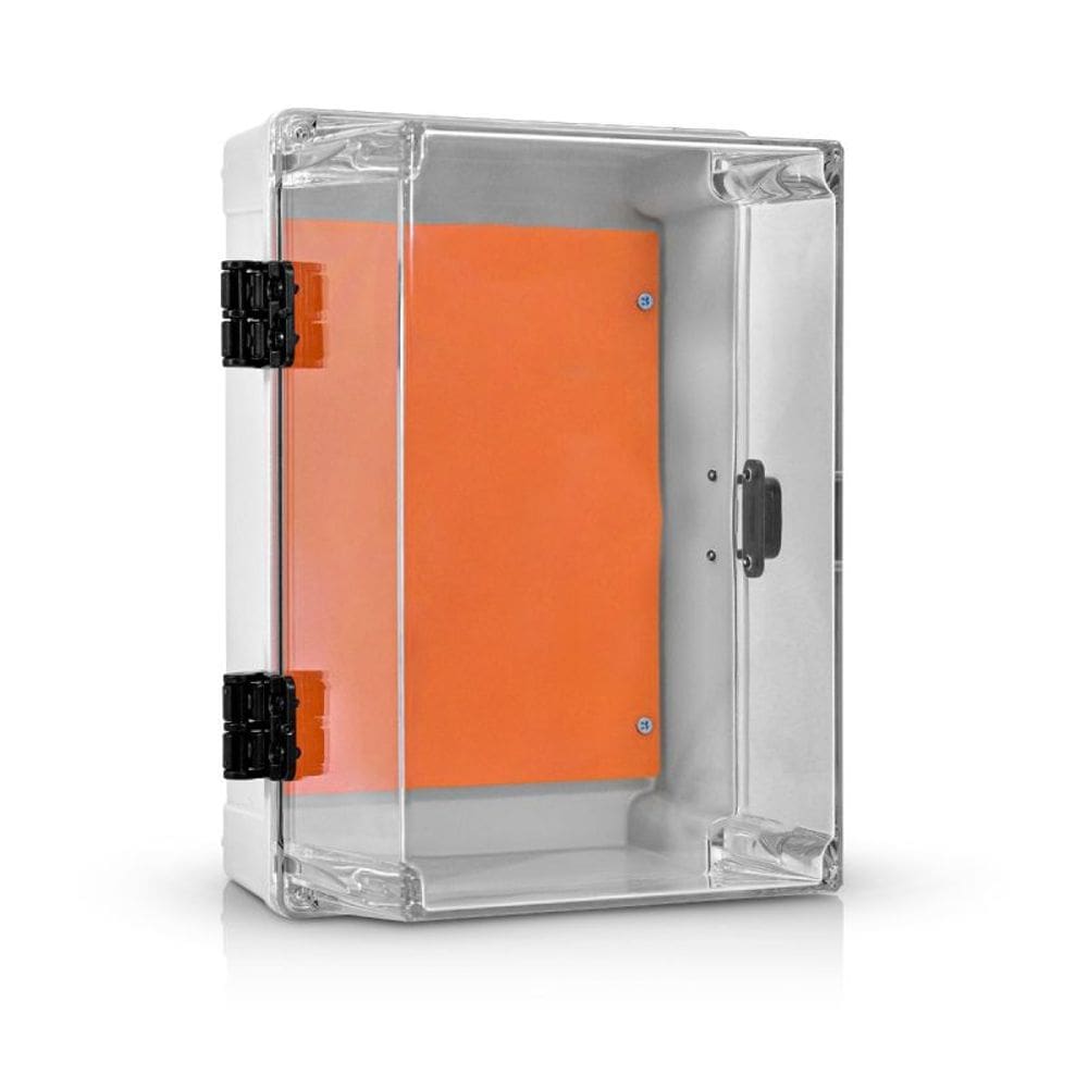 Quadro Plastico 280X180x170mm Cinza/Tr Df - Ip65