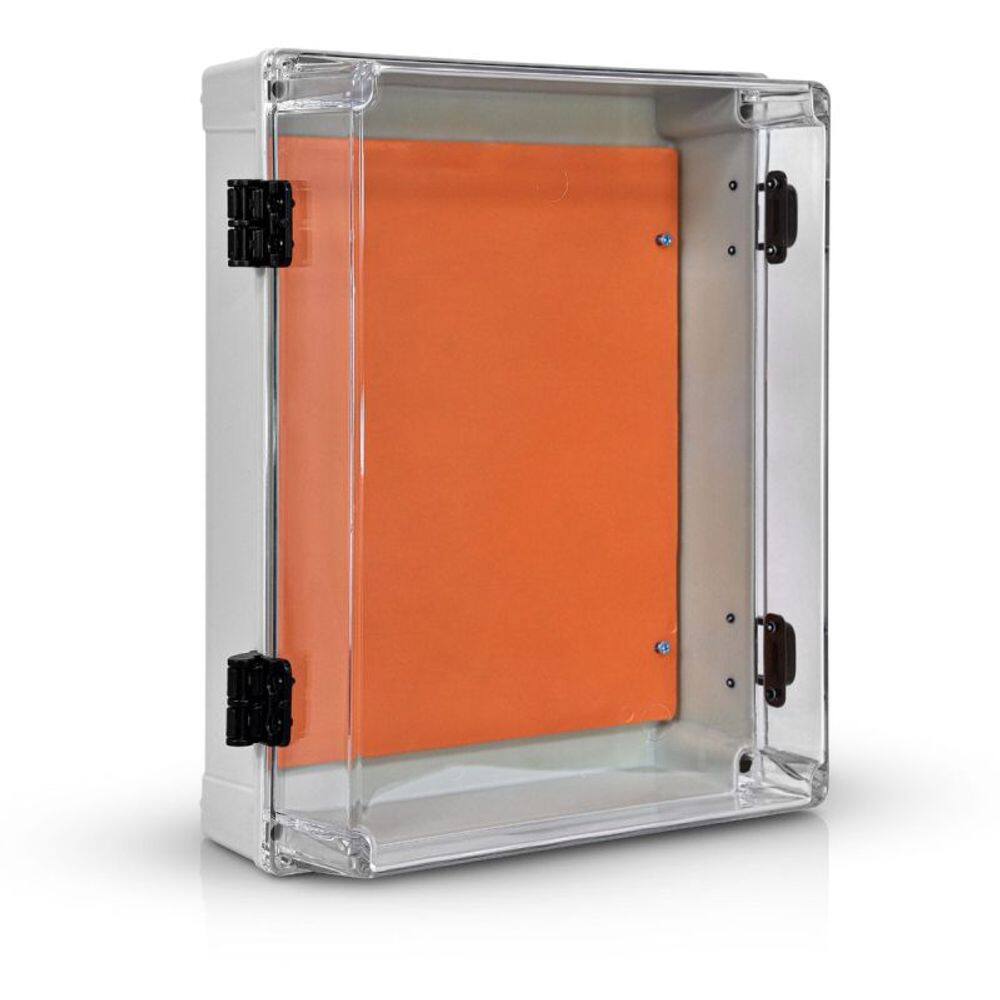 Quadro Plastico 350X260x130mm Cinza/Tr Df - Ip65
