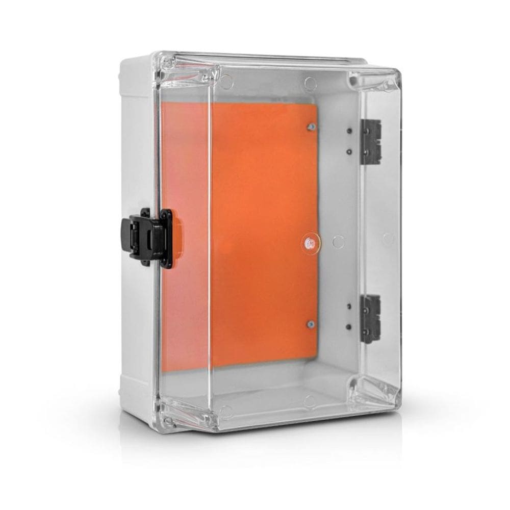 Quadro Plastico 280X180x140mm Cinza/Tr Df - Ip65
