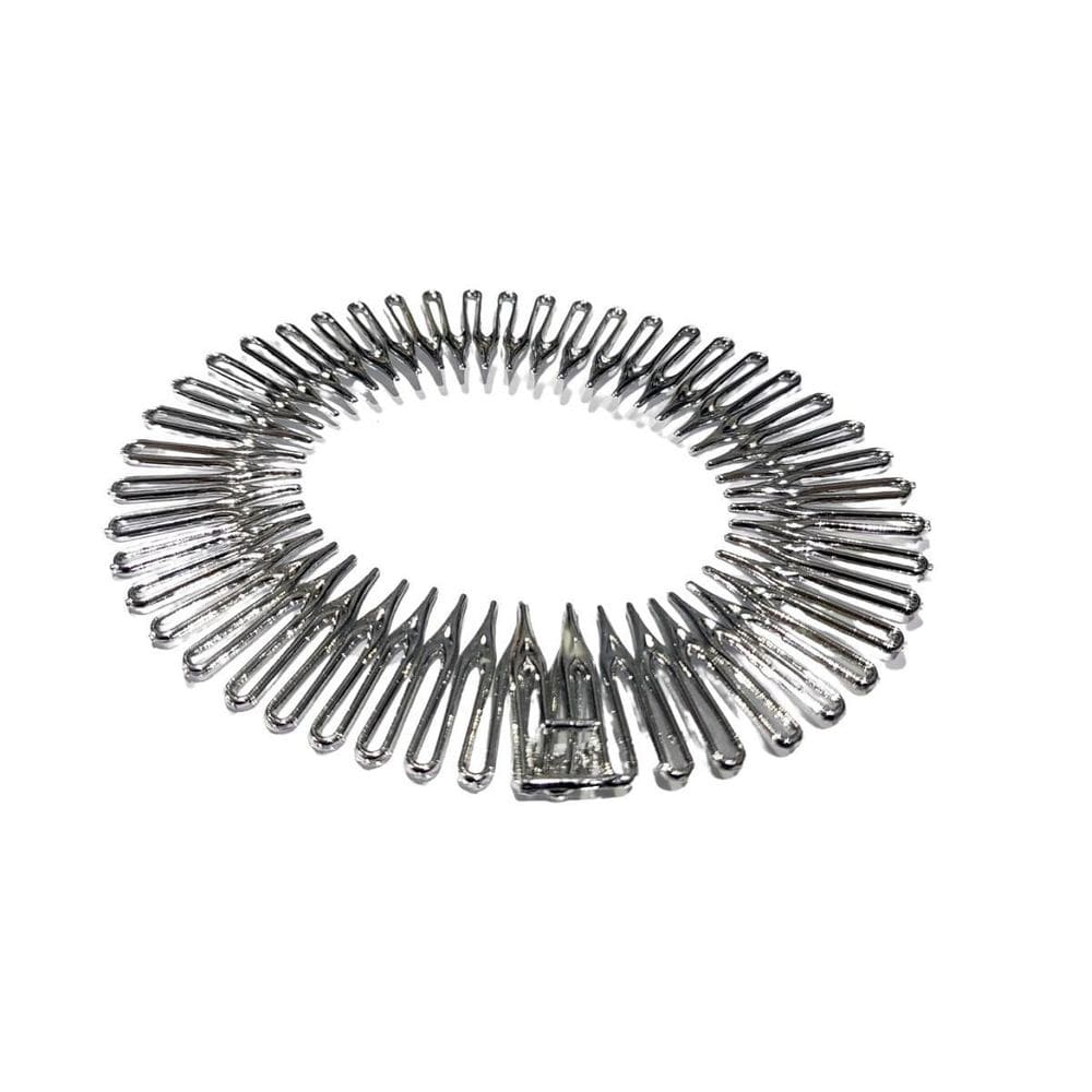 Tiara Bell Prata 12Cm Prendedor Cabelo