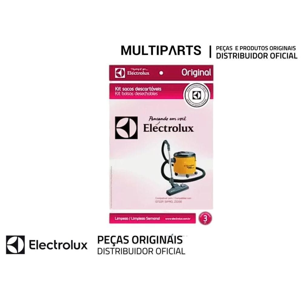 Kit Saco Descartavel - A09666201 Electrolux - Gt22P