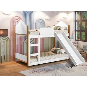 Beliche Infantil com Escorregador Magia BRANCO/GRENAT