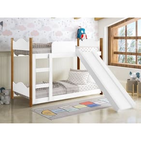 Beliche Infantil Encanto com Escorregador BRANCO/GRENAT