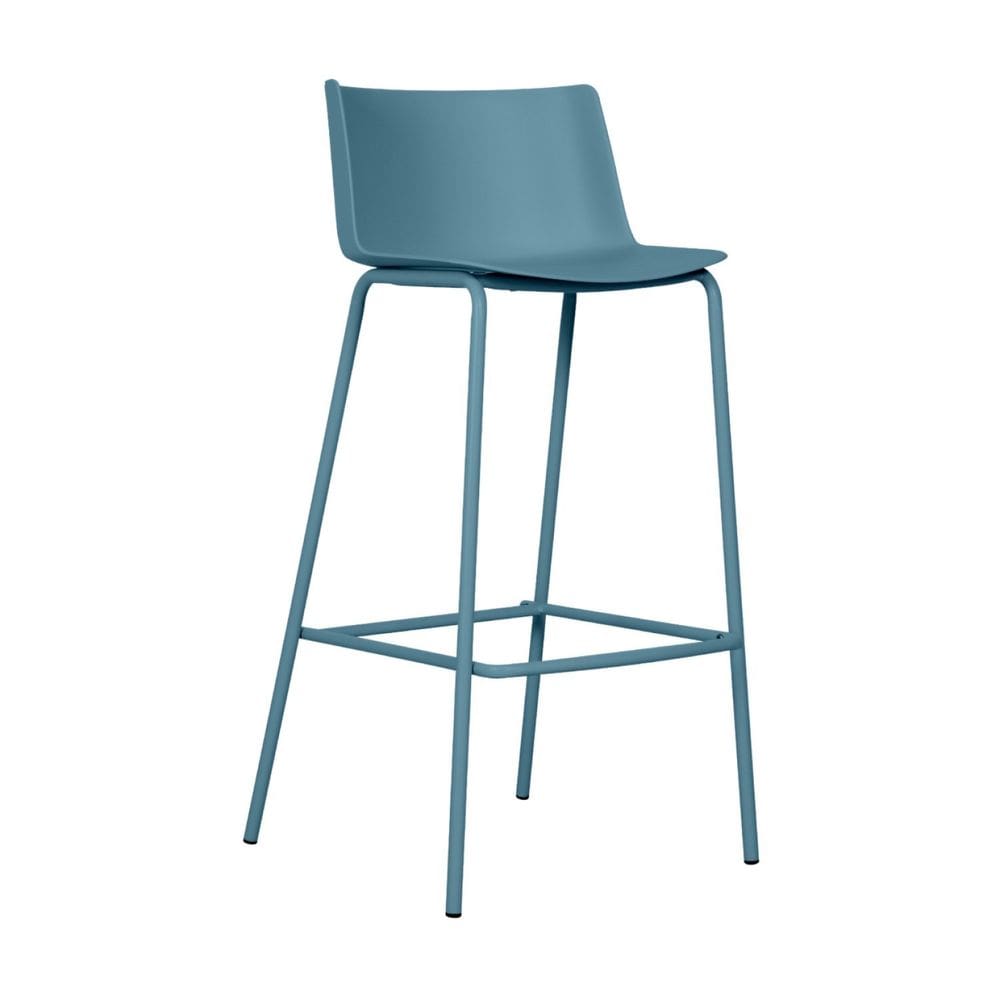 Banqueta Média para Cozinha Ipanema Azul