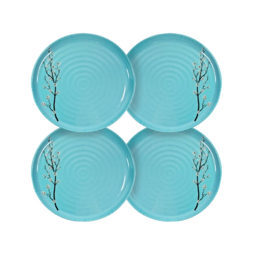 Kit 4 Pratos De Mesa Linha Sakura Tiffany 27Cm - Ad.
