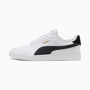 Tênis Puma Shuffle White/Black/Team Gold