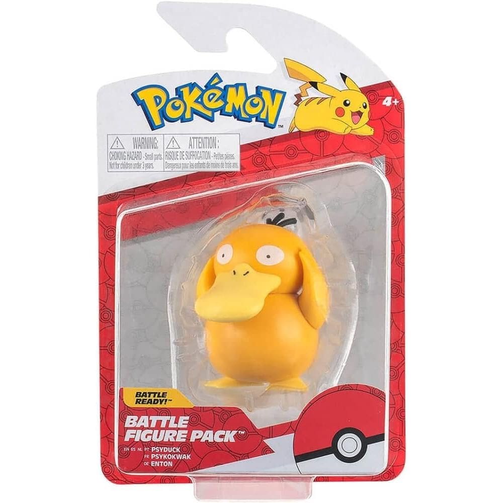 Boneco - Psyduck - Pokemon Battle - 2601 SUNNY BRINQUEDOS