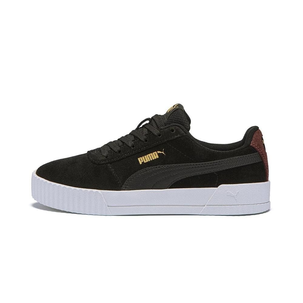 Tênis Puma Carina BDP Black/Aubergine/Team Gold