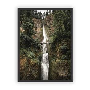 Quadro Decorativo Paisagens Variadas Moldura Preta Mod 24