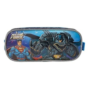 Estojo Simples Escolar Liga Da Justiça Metal Force Xeryus