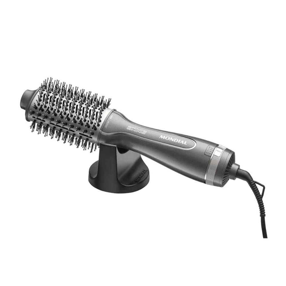 Escova Secadora Mondial Space Shine 1300W Grafite Bivolt - ES-20