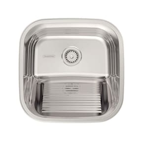 Tanque De Encaixe Tramontina Hera 25 L Em Aço Inox Polido 40x40 Cm