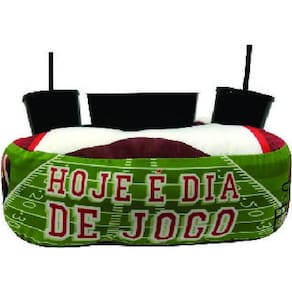 Almofada Porta Pipoca 34 X30 X12 Cm Futebol Americano