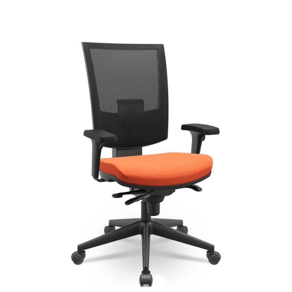 Cadeira Flash Slider Laranja - Design Moderno e Confortável