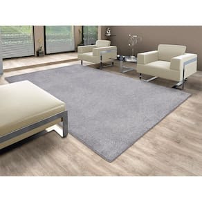 Tapete Tufting Ecletik - 200 X 300 Cm Cinza Claro
