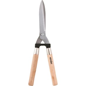 Tesoura Para Cortar Grama 10" Tgv 1020 Aço Carbono Cabo Madeira Vonder Jardinagem