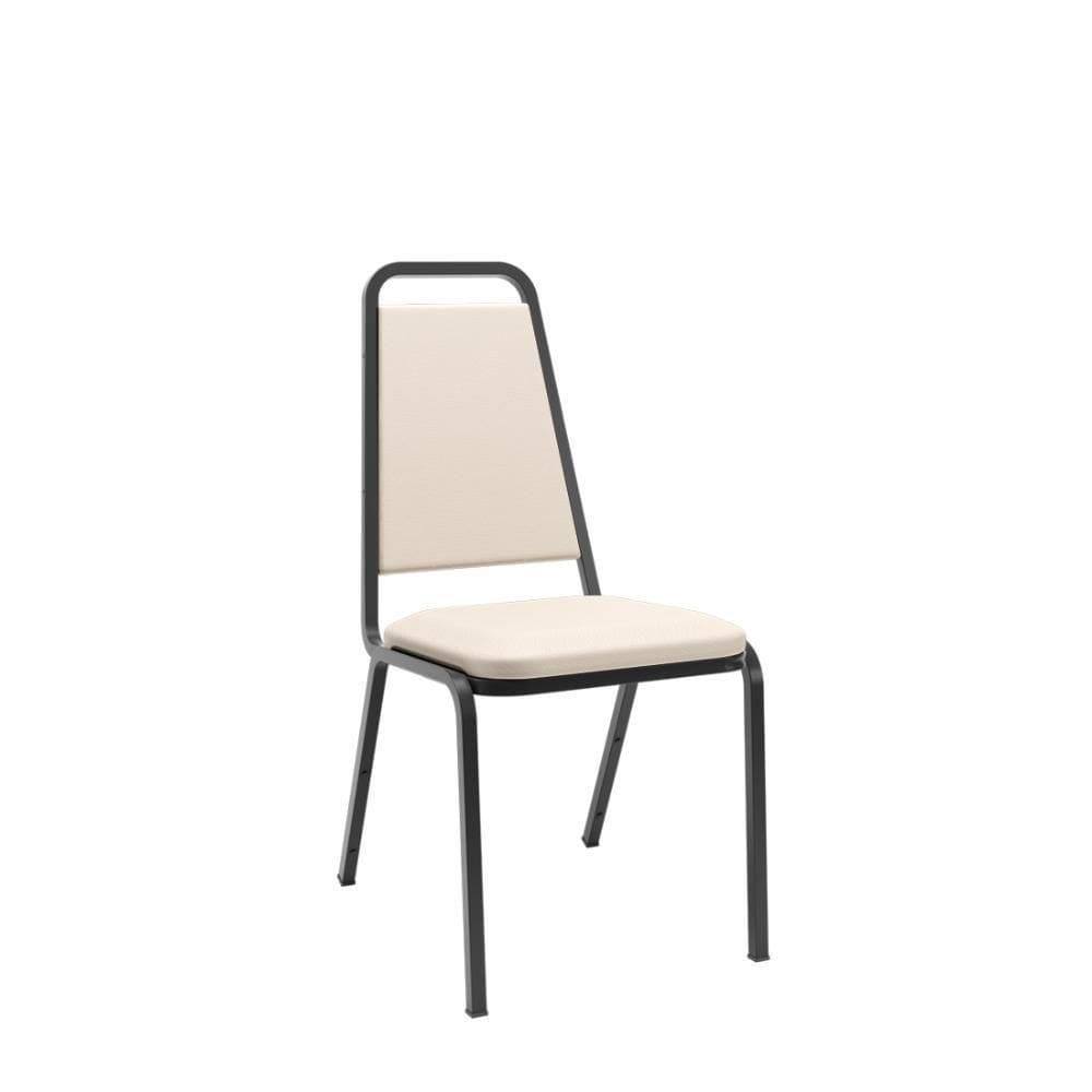Cadeira Empilhável Th2 Bege - Ideal para Diversos Ambientes