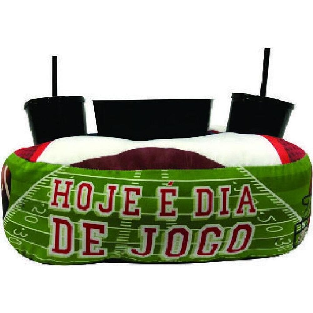 Almofada Porta Pipoca 34 X30 X12 Cm Futebol Americano