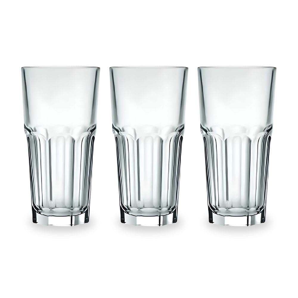 Jogo De 3 Copos Lumina Long Drink 340Ml - Ad