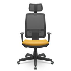 Cadeira Brizza Presidente Tela Facto Dunas Amarelo
