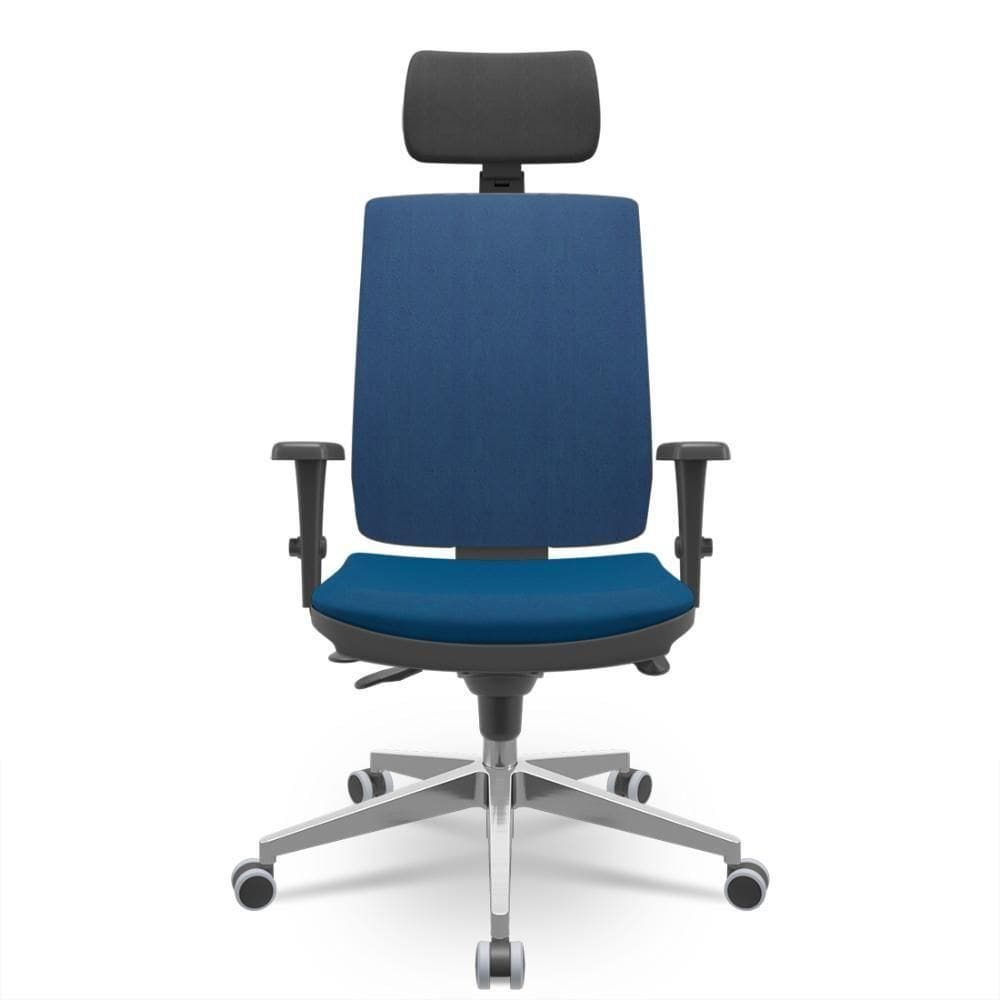 Cadeira Brizza Soft Azul Poliéster Slider