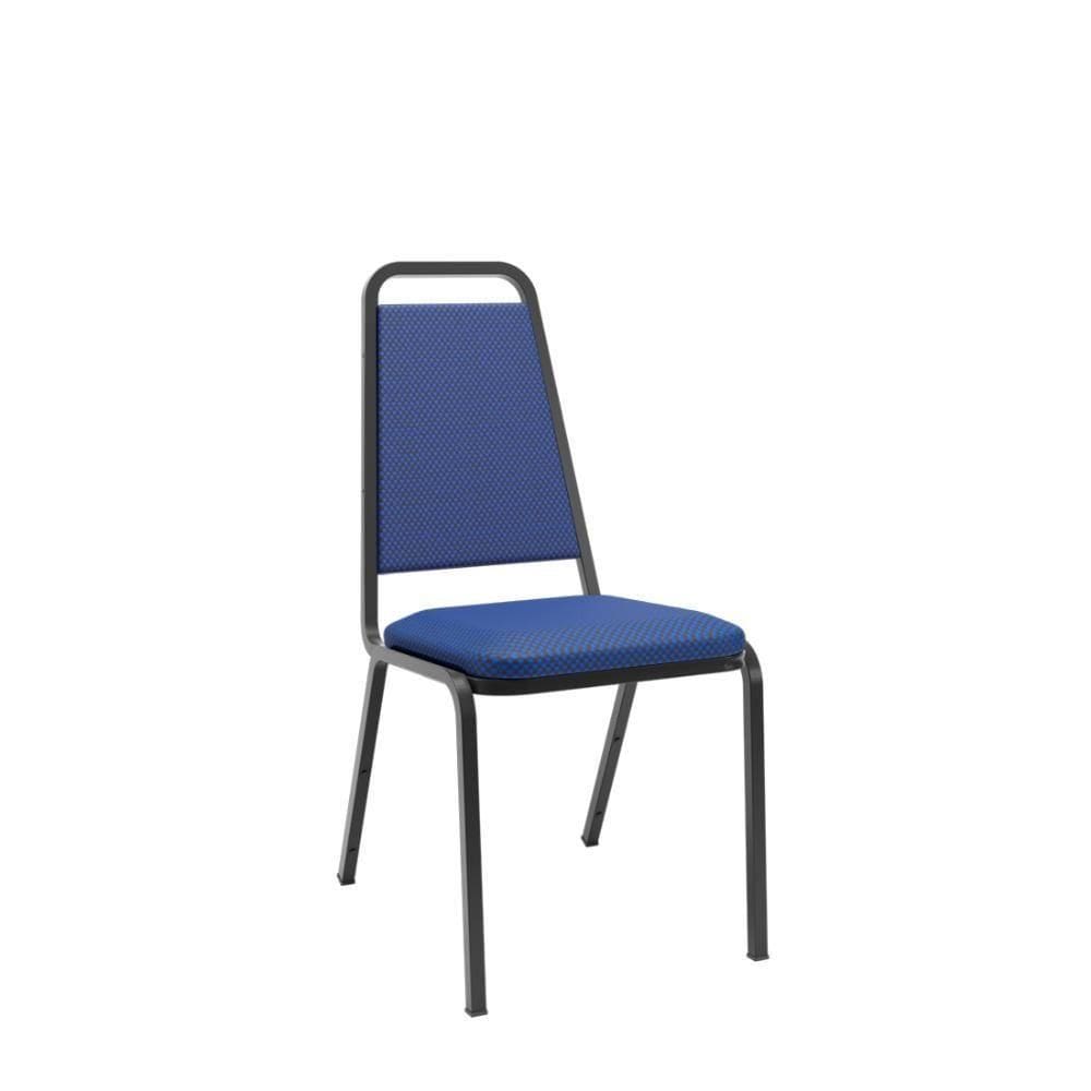 Cadeira Empilhável Th2 Azul/Preto - Prática e Versátil