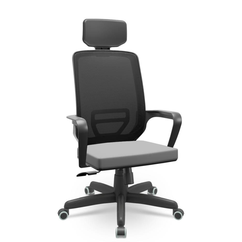 Cadeira Adrix Facto Dunas Cinza - Elegante e Confortável
