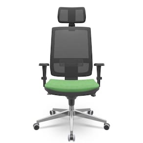 Cadeira Brizza Presidente Tela Verde Musgo