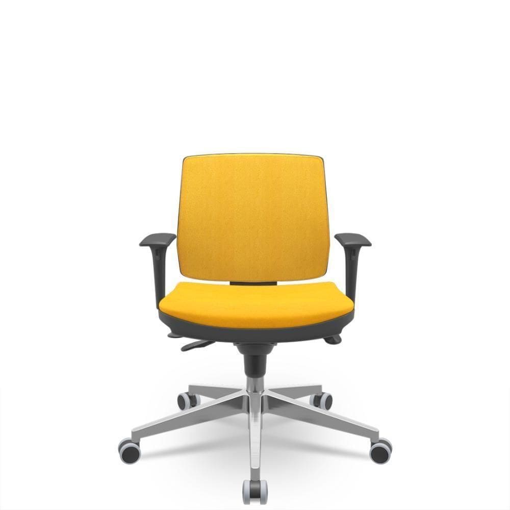 Cadeira Brizza Soft Executiva Amarelo
