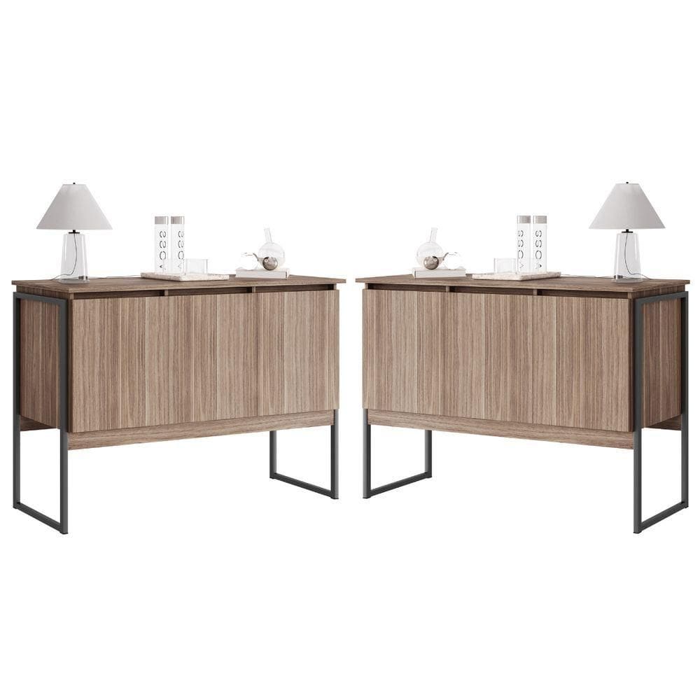 Jogo De Buffets Modernos Verona Affara Preto