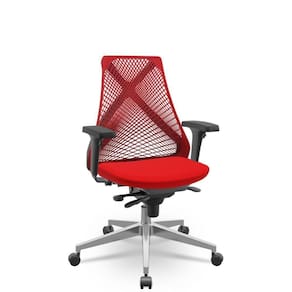 Cadeira Bix X+ Aero Vermelho Slider Base Alumínio