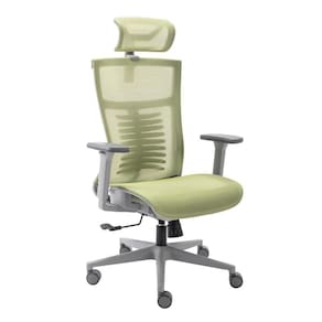 Cadeira De Escritorio Elements ta Pro Cinza E Verde