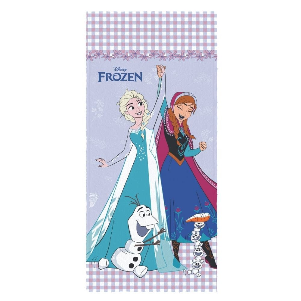 Toalha de Banho Infantil Frozen Felpuda Algodão Praia Piscina Lepper