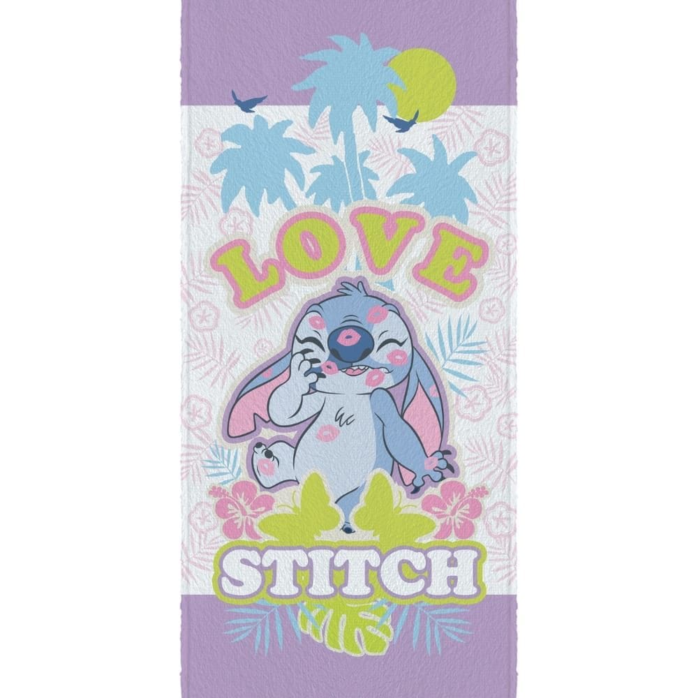 Toalha de Banho Infantil Stitch Felpuda Algodão Praia Piscina Lepper