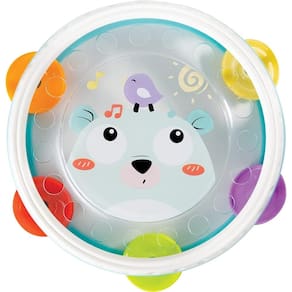 Brinquedo Infantil Musical Meu Primeiro Pandeiro Cores Buba