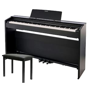 Conheça o piano digital Casio PX-870 Privia Preto | Teclacenter (Casio PX870 Completo Banqueta Saty)