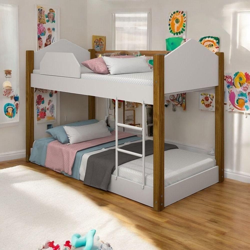 Beliche Mini Cama Jaqueline Branco - Ideal para Crianças