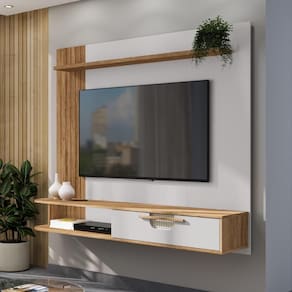 Painel Para Tv 65 Polegadas Aranau Cinamomo Off White