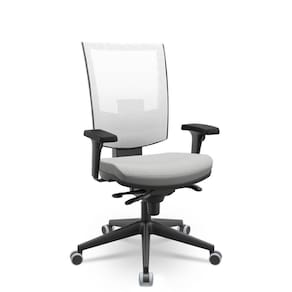 Cadeira Flash Presidente Branca - Conforto Executivo